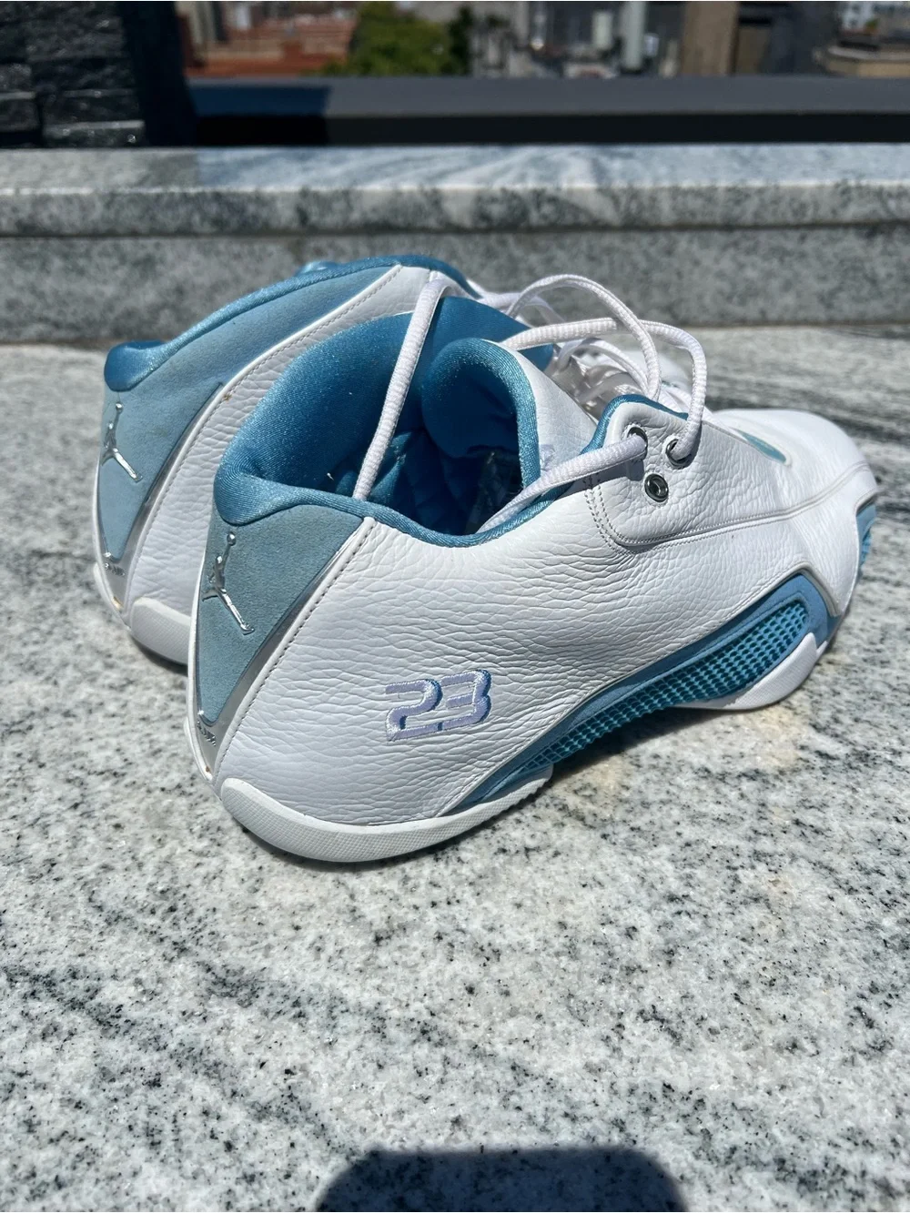 Jordan 21 Low Size 13 UNC Powder Blue/ White /Metallic Silver